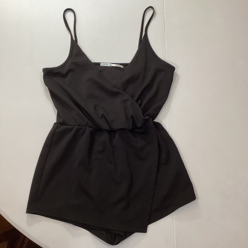 Kimchi Blue Black Shorts Romper